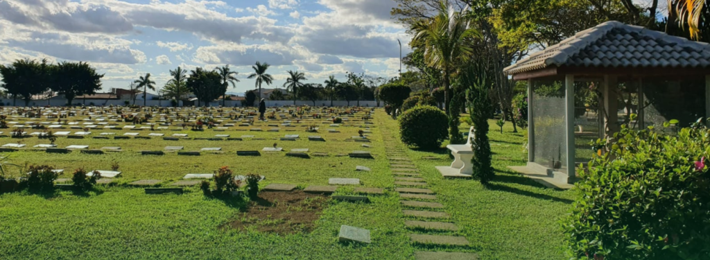imagem do cemitério parque das flores em são josé dos campos